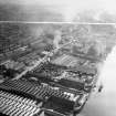 Glasgow, general view, showing Mechans Ltd. Scotstoun Ironworks and Barclay, Curle and Co. Ltd. shipyards, South Street.  Oblique aerial photograph taken facing east.  This image has been produced from a crop marked negative.