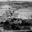 The Elms, Scroggie Meadow, Annan.  Oblique aerial photograph taken facing north-east.  This image has been produced from a damaged negative.