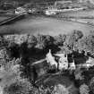 The Elms, Scroggie Meadow, Annan.  Oblique aerial photograph taken facing north.