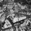 Oban, general view, showing Royal Hotel, Argyll Square and Oban Free High Church, Rockfield Road.  Oblique aerial photograph taken facing east.