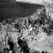 Stonefield Castle Hotel, Tarbert.  Oblique aerial photograph taken facing east.