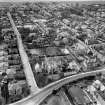 Ayr, general view, showing Carrick House, Carrick Road and Broomfield Road.  Oblique aerial photograph taken facing north-west.