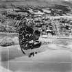 Dunoon, general view, showing Alexandra Parade and Queen Street.  Oblique aerial photograph taken facing north-west.  This image has been produced from a damaged and crop marked negative.