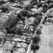 Edinburgh, general view, showing William Younger and Co. Ltd. Artesian Wells, Grange Loan and St Raphael's Hospital, Blackford Avenue.  Oblique aerial photograph taken facing south-west.  This image has been produced from a crop marked negative.