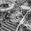 Edinburgh, general view, showing William Younger and Co. Ltd. Moray Park Maltings and Marionville Road.  Oblique aerial photograph taken facing east.  This image has been produced from a crop marked negative.