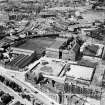 William Younger and Co. Ltd. Moray Park Maltings and Easter Road Stadium, Edinburgh.  Oblique aerial photograph taken facing north.  This image has been produced from a crop marked negative.