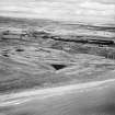 Carnoustie Golf Courses and Anderson-Grice Co. Ltd. Taymouth Engineering Works, Anderson Street, Carnoustie.  Oblique aerial photograph taken facing north-west.