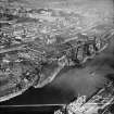 Barclay, Curle and Co. Ltd. Clydeholm Shipyard, South Street, Glasgow.  Oblique aerial photograph taken facing east.  This image has been produced from a crop marked negative.