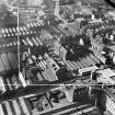 Glasgow, general view, showing Arbuckle, Smith and Co. Warehouse, Lancefield Street and Bilsland Bakery, Hydepark Street.  Oblique aerial photograph taken facing north-west.  This image has been produced from a crop marked negative.