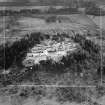 Scottish Red Cross Society Glen o' Dee Sanatorium, Banchory.  Oblique aerial photograph taken facing south.  This image has been produced from a crop marked negative.
