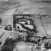 Scottish Red Cross Society Tor-na-Dee Sanatorium, Binghill Road and Oldfold Farm, Milltimber.  Oblique aerial photograph taken facing north-west.  This image has been produced from a crop marked negative.