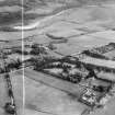 Scottish Red Cross Society Tor-na-Dee Sanatorium, Binghill Road and Oldfold Farm, Milltimber.  Oblique aerial photograph taken facing south.  This image has been produced from a crop marked negative.