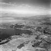 Oban, general view, showing Druim Mor and Barra Mor.  Oblique aerial photograph taken facing north.