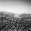 Caledonian Canal and River Lochy.  Oblique aerial photograph taken facing south-west.