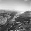 Loch Oich, general view, showing Glen Garry and Caledonian Canal.  Oblique aerial photograph taken facing south. 