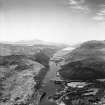 Loch Oich, general view, showing Glen Garry and Caledonian Canal.  Oblique aerial photograph taken facing south-west. 