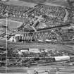 Coatbridge, general view, showing Stewarts and Lloyds Ltd. Works, Main Street and Albion Rovers Football Ground.  Oblique aerial photograph taken facing north.  This image has been produced from a crop marked negative.
