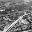 Stewarts and Lloyds Ltd. Works, Main Street, Coatbridge.  Oblique aerial photograph taken facing south-west.