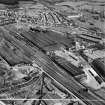 Stewarts and Lloyds Ltd. Calder Tube Works, Coatbridge.  Oblique aerial photograph taken facing south-east.  This image has been produced from a crop marked negative.