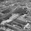 Stewarts and Lloyds Ltd. Calder Tube Works, Coatbridge.  Oblique aerial photograph taken facing north-east.  This image has been produced from a crop marked negative.