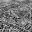 Coatbridge, general view, showing Stewarts and Lloyds Ltd. Calder Tube Works and Victoria Iron and Steel Works.  Oblique aerial photograph taken facing west.  This image has been produced from a crop marked negative.