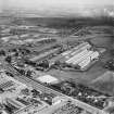 Stewarts and Lloyds Ltd. Tollcross Tube Works, Tollcross Road, Glasgow.  Oblique aerial photograph taken facing south-east.  This image has been produced from a crop marked negative.