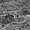 Edinburgh, general view, showing Edinburgh Castle and Princes Street.  Oblique aerial photograph taken facing north.