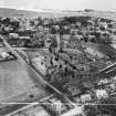 North Berwick, general view, showing Redcroft Hotel, Ware Road and May Terrace.  Oblique aerial photograph taken facing north.  This image has been produced from a damaged and crop marked negative.