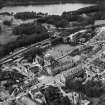 Fisher's Hotel, Atholl Road and Loch Faskally, Pitlochry.  Oblique aerial photograph taken facing west.