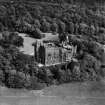 Castle Wemyss, Wemyss Bay.  Oblique aerial photograph taken facing east.  This image has been produced from a crop marked negative.