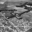 Huntly, general view, showing Gordon Schools, Castle Road and East Park Street.  Oblique aerial photograph taken facing north.  This image has been produced from a crop marked negative.