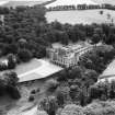 Saltoun Hall, Pencaitland.  Oblique aerial photograph taken facing south-east.