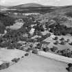 Caulkerbush, general view, showing Southwick House and Walled Garden and Doon Hill.  Oblique aerial photograph taken facing north.