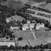 Hydropathic Hotel, Innerleithen Road, Peebles.  Oblique aerial photograph taken facing north.