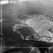 Eilean Shona, general view.  Oblique aerial photograph taken facing west.  This image has been produced from a crop marked negative.