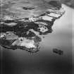 Loch Awe, general view, showing Ardanaiseig House and Eilean a' Chomhraidh.  Oblique aerial photograph taken facing north-west.  This image has been produced from a crop marked negative.