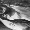 Sgeir na Seamraig Iosal and Eilean Dubh, Kentra Bay.  Oblique aerial photograph taken facing north.