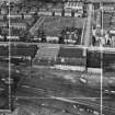 Wilkie and Paul Ltd. Grove Works and railway sidings, Slateford Road, Edinburgh.  Oblique aerial photograph taken facing north-west.  This image has been produced from a crop marked negative.