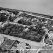 Manor House, Boswall House and Forthview House, Boswall Road, Edinburgh.  Oblique aerial photograph taken facing north.  This image has been produced from a crop marked negative.