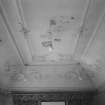 Drawing room, detail of ceiling plaster work.