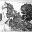 Engraving of castle
Inscribed: Newark , Lord Cassillis