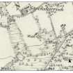 Extract from OS 6-inch map 1869.
