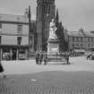 General view of the Burns Statue, Dumfries.