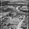 Blantyre, general view, showing Blantyre Engineering Co. Ltd. Works, John Street and Bothwellbank Sewage Works.  Oblique aerial photograph taken facing north.  This image has been produced from a crop marked negative.