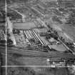 Blantyre, general view, showing Blantyre Engineering Co. Ltd. Works, John Street and Logan Street.  Oblique aerial photograph taken facing south-west.  This image has been produced from a crop marked negative.