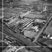 Blantyre, general view, showing Blantyre Engineering Co. Ltd. Works, John Street and Elm Street.  Oblique aerial photograph taken facing south.  This image has been produced from a crop marked negative.