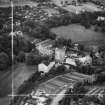 A and R Scott Ltd. West Mills, West Mill Road, Edinburgh.  Oblique aerial photograph taken facing south.  This image has been produced from a crop marked negative.