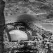 Edinburgh, general view, showing Salisbury Green, Dalkeith Road and Nether Hill.  Oblique aerial photograph taken facing north-east.  This image has been produced from a damaged and crop marked negative.