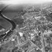 Annan, general view, showing Bridge of Annan and St John's Road.  Oblique aerial photograph taken facing north.