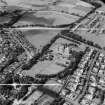 Bearsden, general view, showing Schaw Convalescent Home, Drymen Road and Edgehill Road.  Oblique aerial photograph taken facing north-west.  This image has been produced from a crop marked negative.